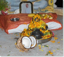 lingam after Puja
