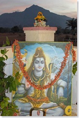 Mahasivaratri altar after Pjua at dawn
